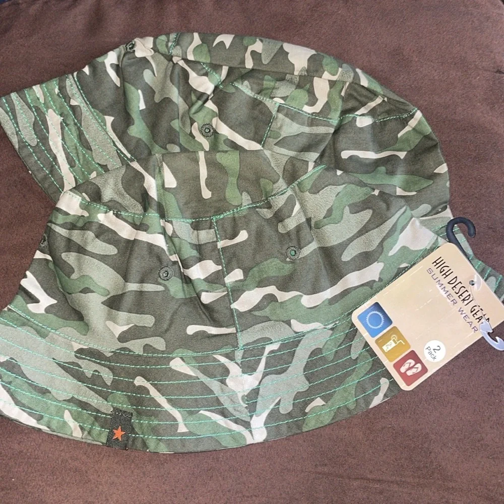 High Desert Gear Camouflage Bucket Hat NWT Set of 2 OSFM